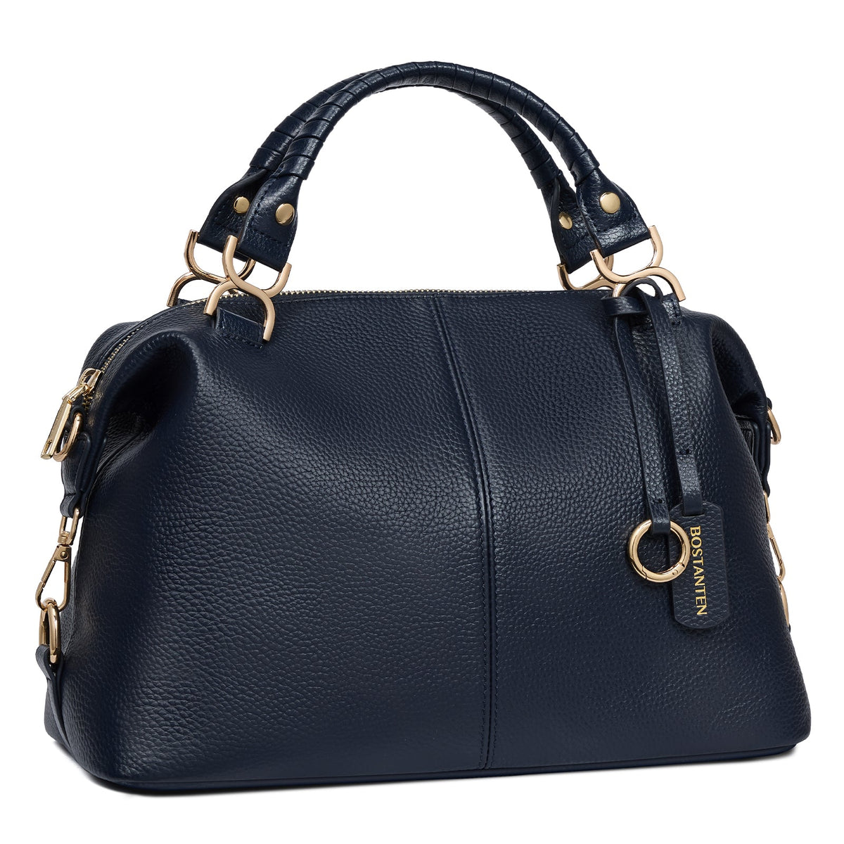 Nevin | Bolso Boston de Piel Auténtica