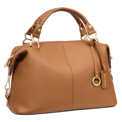 Nevin | Bolso Boston de Piel Auténtica