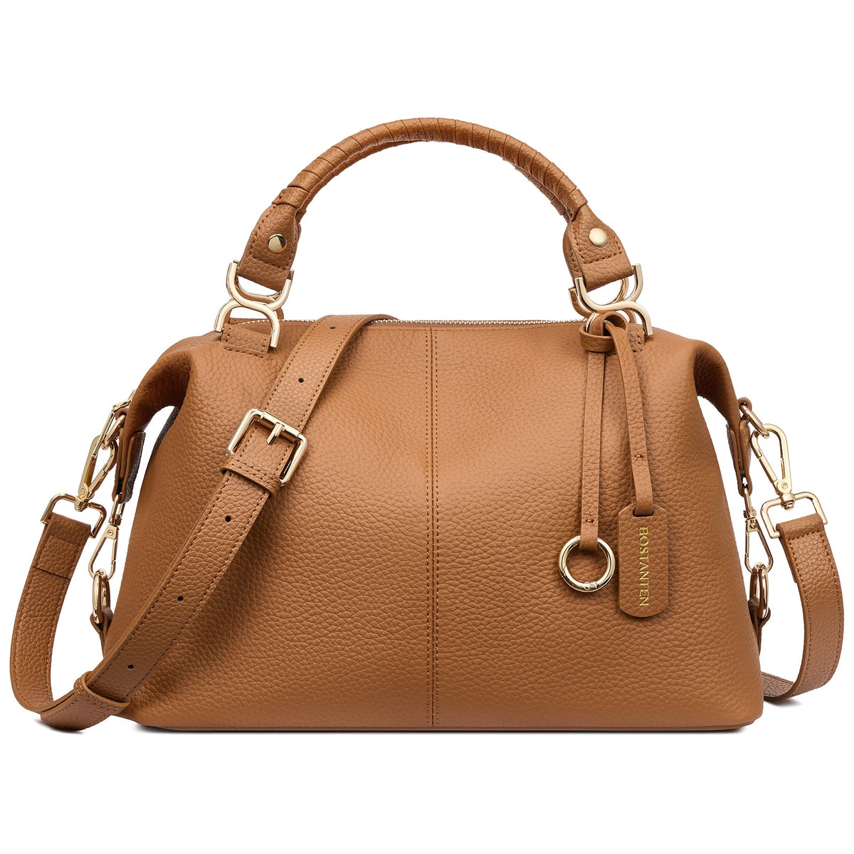 Nevin | Bolso Boston de Piel Auténtica