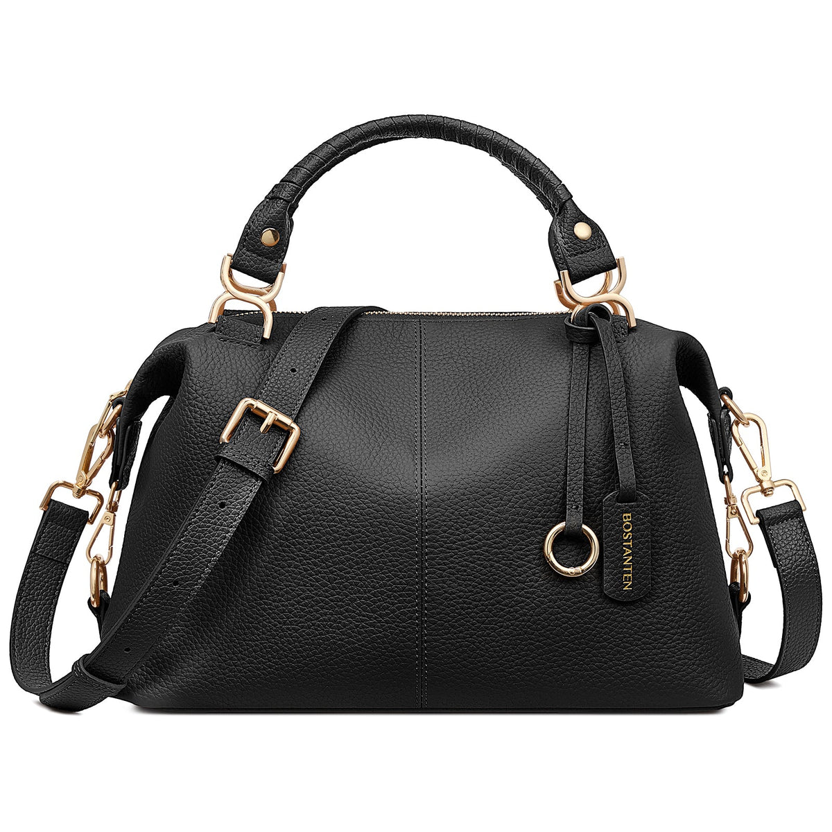 Nevin | Bolso Boston de Piel Auténtica