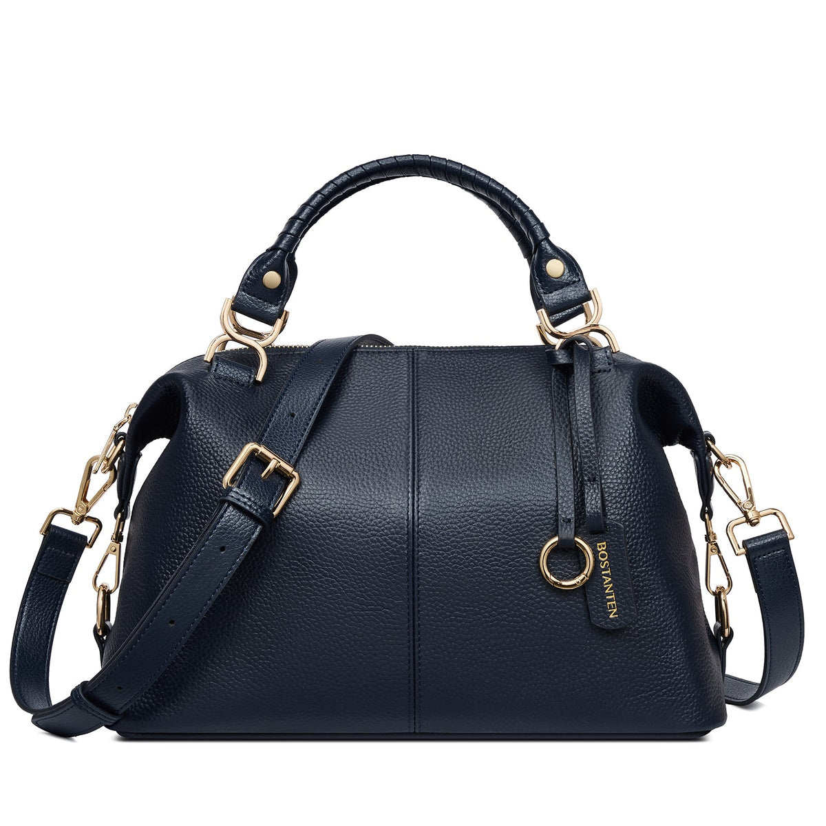Nevin | Bolso Boston de Piel Auténtica