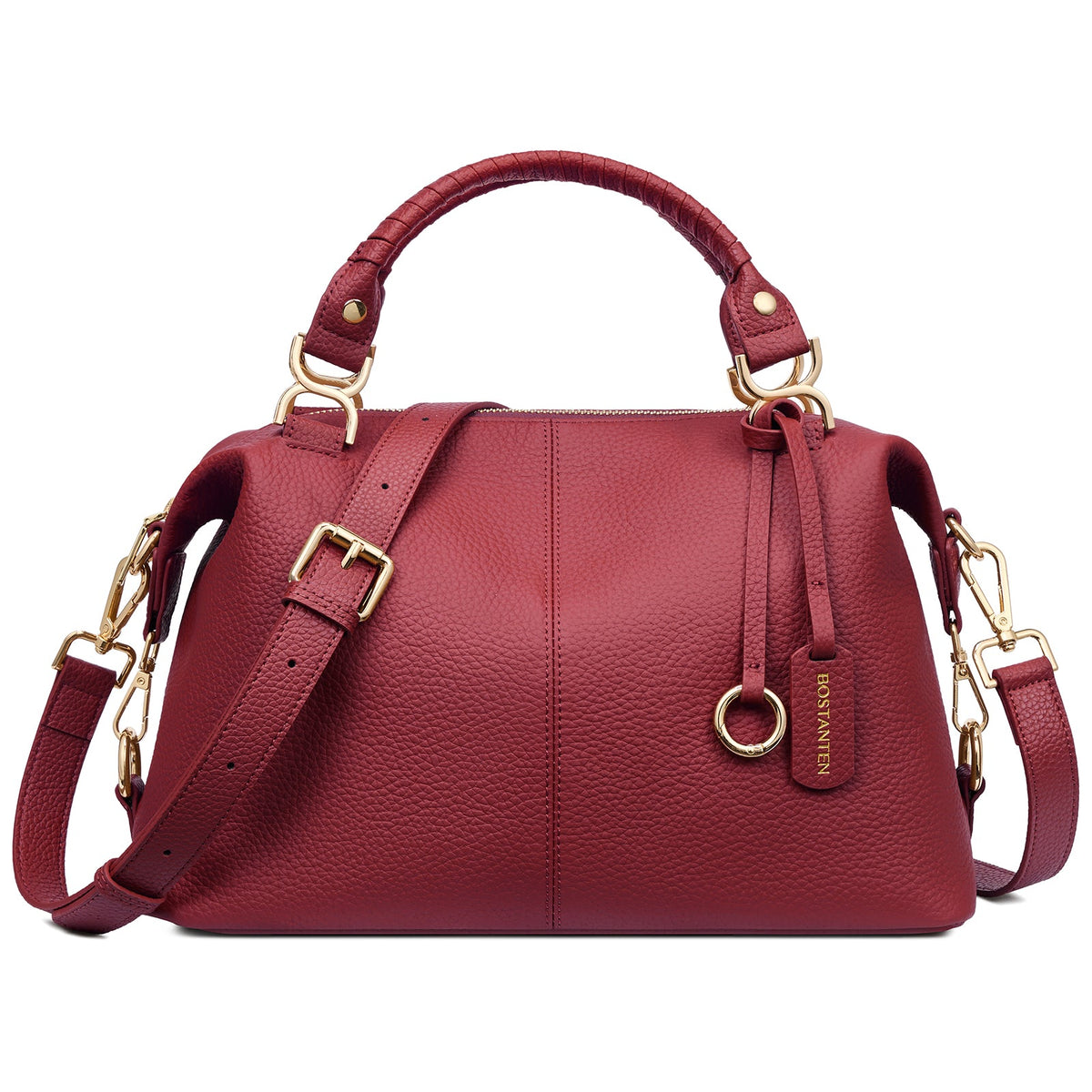Nevin | Bolso Boston de Piel Auténtica