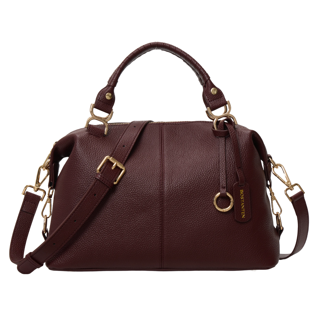 Nevin | Bolso Boston de Piel Auténtica