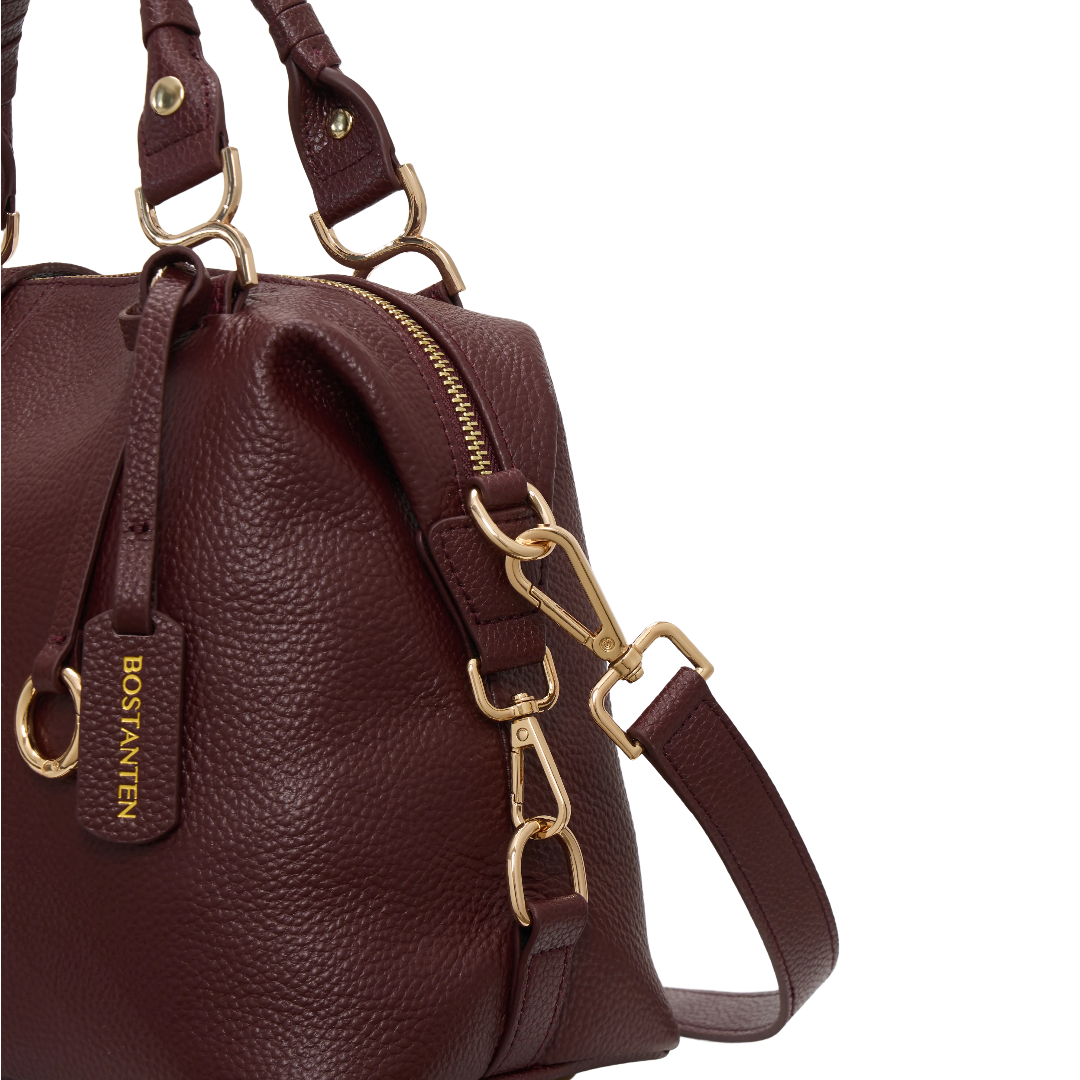 Nevin | Bolso Boston de Piel Auténtica