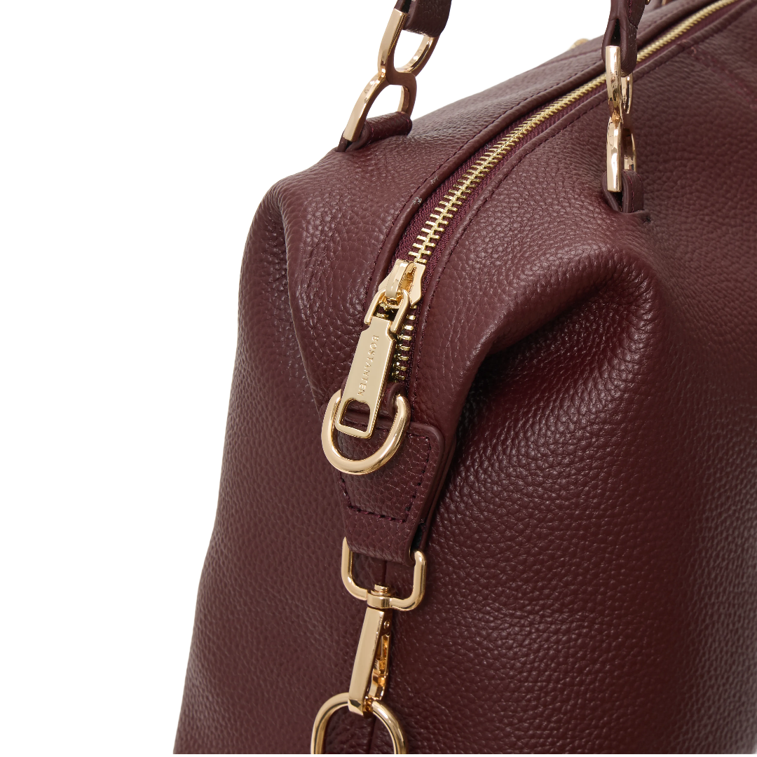 Nevin | Bolso Boston de Piel Auténtica