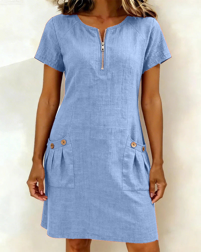 Vestido Lina™ — La elegancia natural del día a día