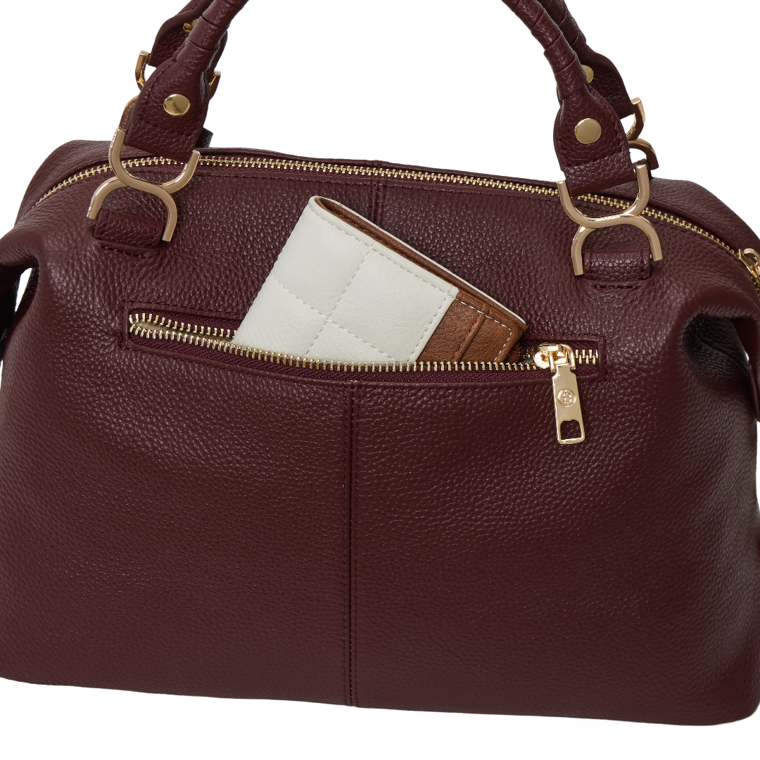 Nevin | Bolso Boston de Piel Auténtica