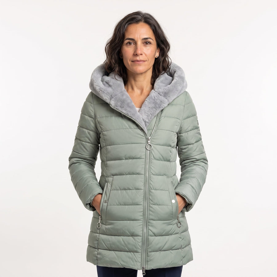 ELVIRA™ | ABRIGO ELEGANTE CON CAPUCHA OVERSIZE