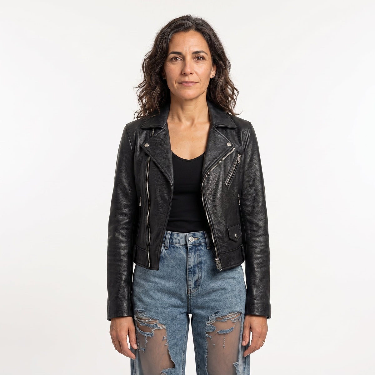 VAQUEROS DE CORTE REGULAR | MALLA TRANSPARENTE PREMIUM