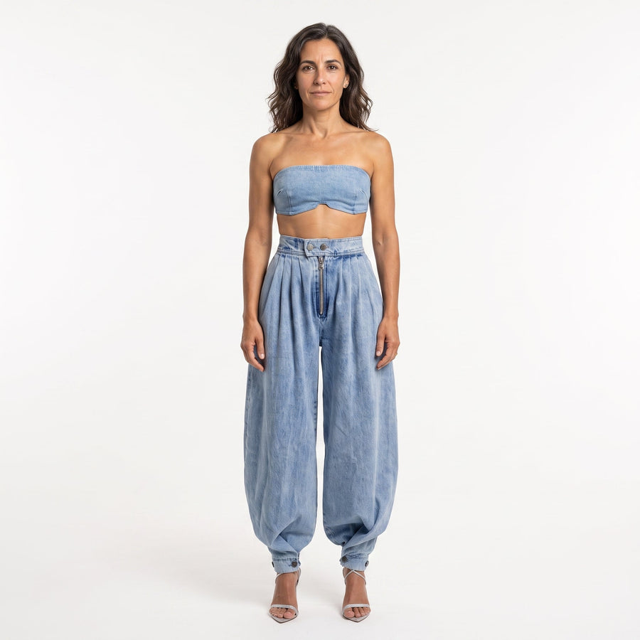 JEANS DE PIERNA ANCHA