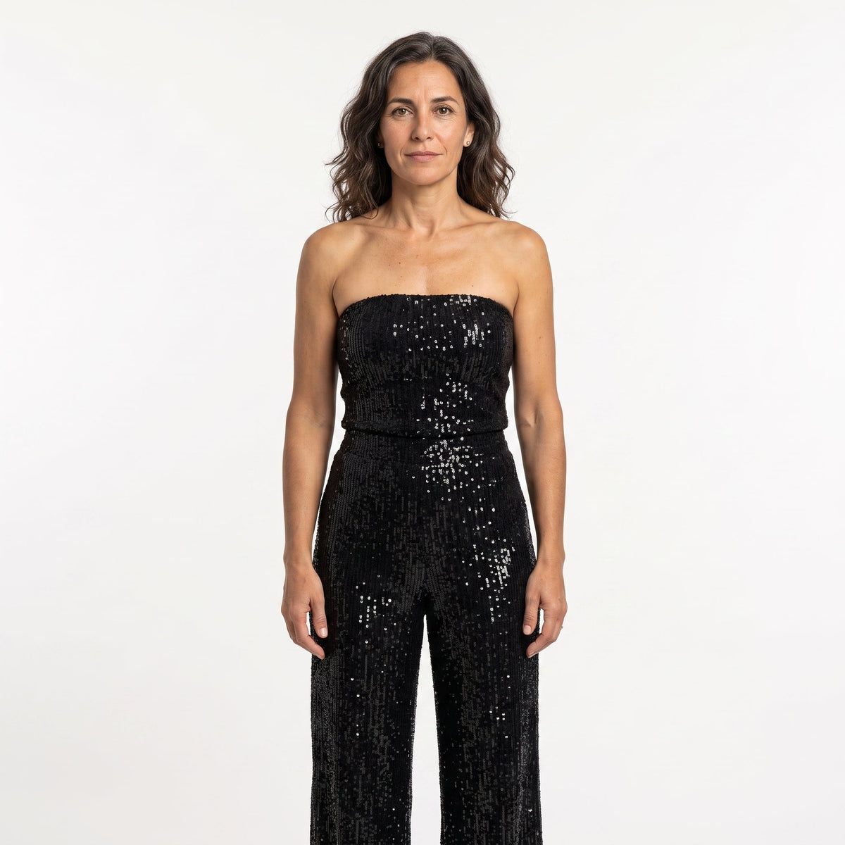 PANTALÓN HOLGADO CON LENTEJUELAS