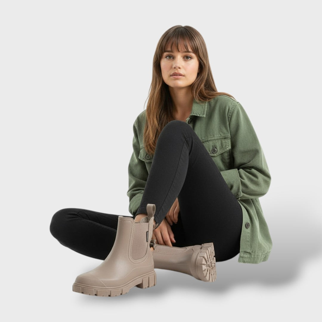 Botas de Lluvia Impermeables de Moda para Damas
