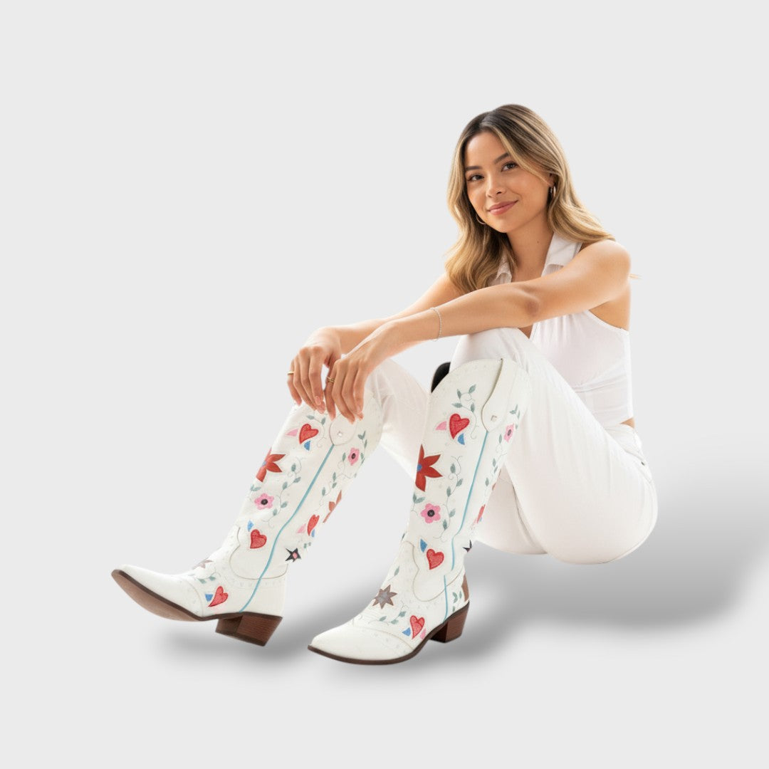 Botas Cowboy Mujer Vintage