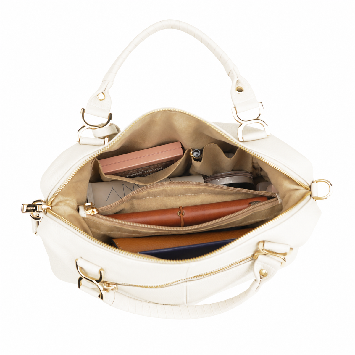 Nevin | Bolso Boston de Piel Auténtica